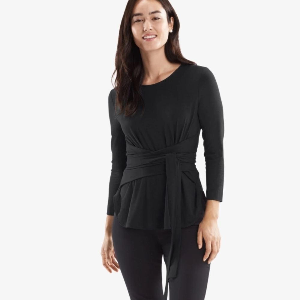 MM Lafleur The Walker Top In Knit Crepe